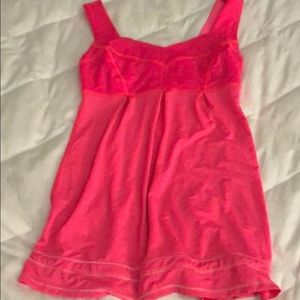 Hot Pink Lululemon Tank Top